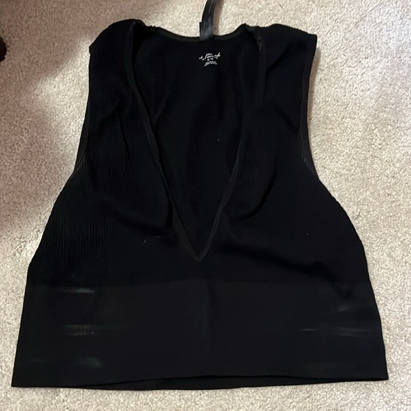 Stretchy deep V tank top bandeau - Picture 4 of 7